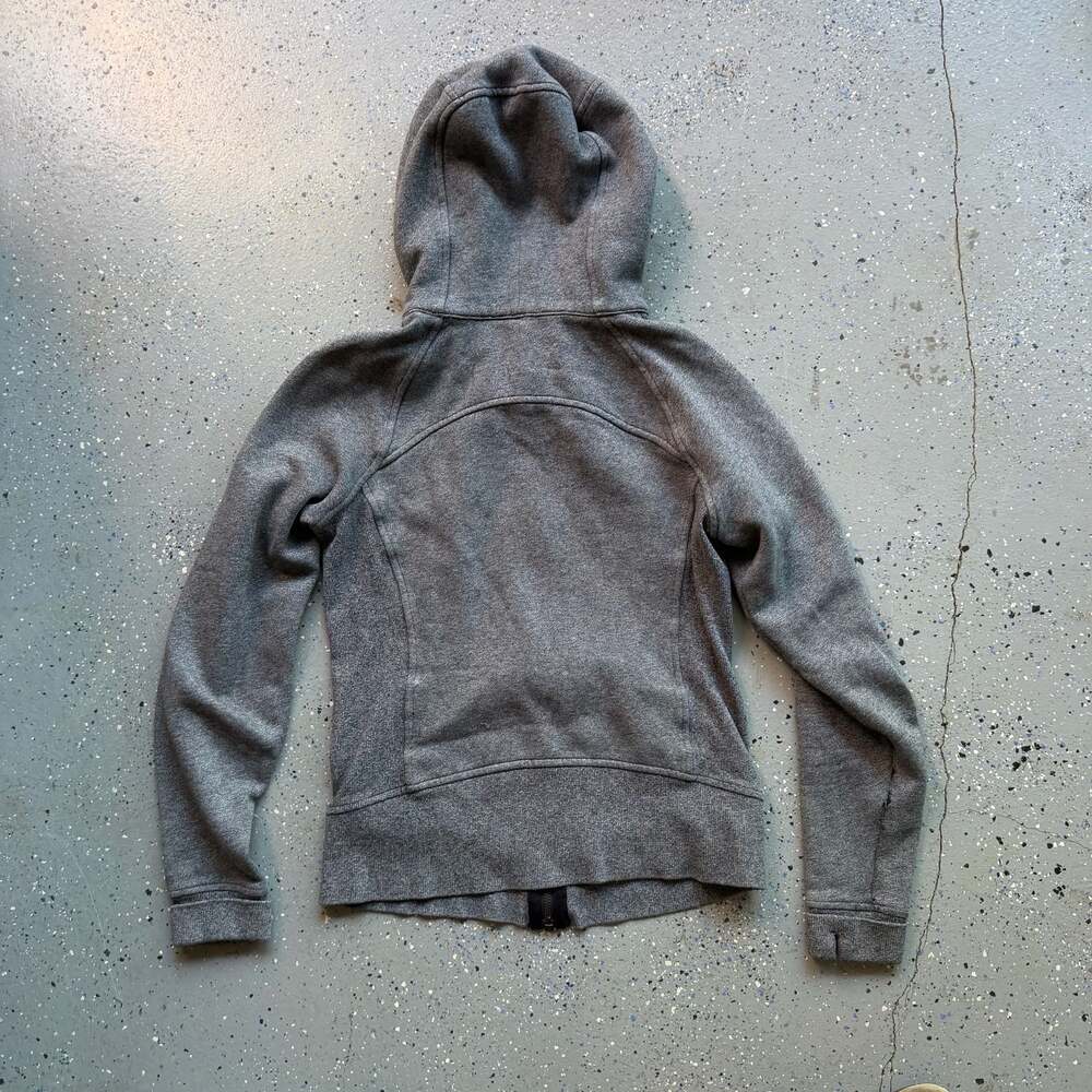 Lululemon Scuba Full-Zip Hoodie Sweatshirt Women's Gray Heathered Athleisure - Picture 6 of 6